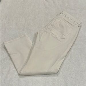 Banana Republic Cream Girlfriend Fit Pants